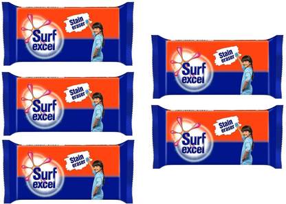 Surf excel Stain Remover (Pack of 05) Detergent Bar