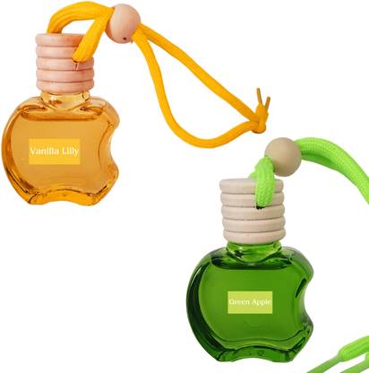 Airance Lilly Vanilla & Green Apple Car Freshener Diffuser Car Air Freshener Lilly Vanilla & Green Apple