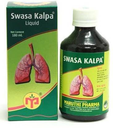 maruthi pharma Swasa Kalpa Syrup (Green, 180ml)