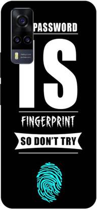 PRINTVEESTA Back Cover for Vivo Y31/V2036 Fingerprint Lock Screen Printed Back Cover