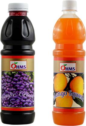 OHMS Mango Squash and Grape Crush (700 ml)