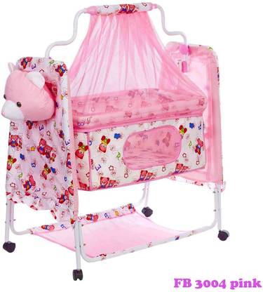 Fun Baby Newborn Baby Little Nest Bassinet Cradle with Mosquito Net-Canopy and bottle stand Recommened For Cradle For Baby With Net And Swing kids Cradle Baby Cradle Mosquito Net Cradle baby cradle jhula swing