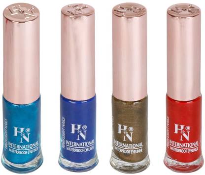 HnN LIQUID EYELINER WATERPROOF COMBO OF 4 56 ml