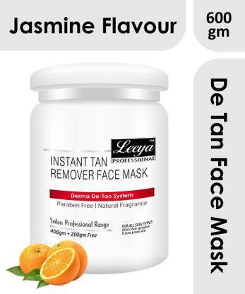 Leeya INSTANT TAN REMOVER FACE MASK 600gm (JASMINE)