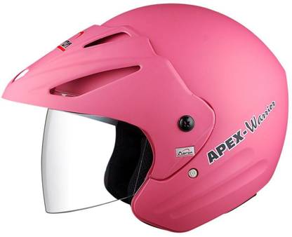 Aaron APEX WARRIOR GLOSSY PINK 580 MM SIZE M Motorsports Helmet