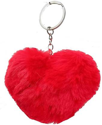 Lakhdatar Mall Soft Heart Keychain Key Chain