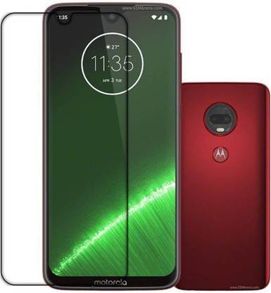 RENALD ENTERPRISES Front and Back Tempered Glass for MOTO G7 PLUS