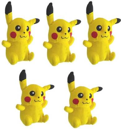 MHK Pikachu soft toy (28cm) (pack of 5) - 25 cm (Yellow)  - 30 cm