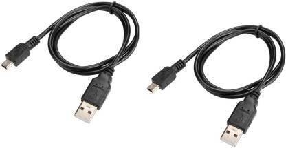 BIGGEAR (Pack of 2) USB 2.0 A to Mini 5 pin B Cable for External HDDS/Card Readers/Charging Cable/DIGITAL CAMERA 0026-2PCS-V3-1.5M USB Cable