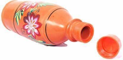 Yash Collections craft RVCDS01 750 ml Bottle (Pack of 1, Brown, Clay) 750 ml Clay Bottle