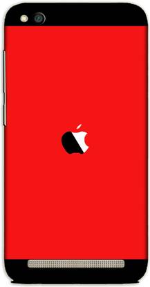 iprinto Back Cover for Mi Redmi 5A Apple Iphone Red Back Cover