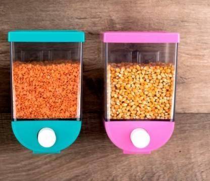 HELOVIA Plastic Cereal Dispenser  - 1000 ml