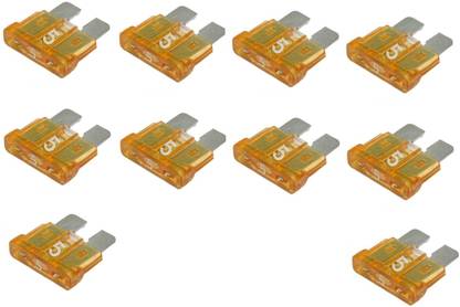 AUTOPLEX Mini Blade Fuse-5 AMP (Pack of 10) (Premium Quality) Standard Size Blade Fuse (Bike, Car, Tractor, ETC) Orange Mini Blade Fuse-5 AMP (Pack of 10) (Premium Quality) Standard Size Blade Fuse (Bike, Car, Tractor, ETC) Orange Electrical Fuse