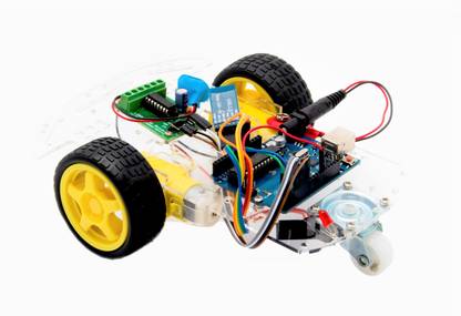 witkali Wireless Remote Controlled Robot ( Using Bluetooth HC-05 module) Control using the Mobile App( Pre-assembled project kit) with tutorials and code. Automotive Electronic Hobby Kit