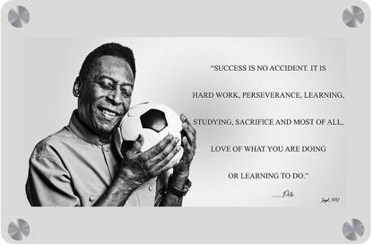 JEEPL PELE MOTIVATION QUOTE | CLEAR CRYSTAL ACRYLIC ,8X12 INCHES(JE-9112) Emergency Sign