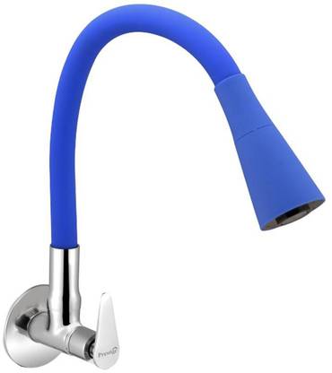 Prestige Slim Flexo SmartBuy Flexible Sink Faucet - Flxo Play (With 360 Degree Flexible Silicon Hose & Dual Flow Pattern) Cold Water Tap Blue Pillar Tap Faucet