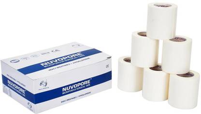 NUVO MEDSURG Surgical Tape - 50 Mm X 5.1 Mtr (6 Rolls) First Aid Tape