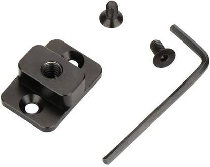 SHOPEE Monitor Mount Holder Handheld Gimbal Al Alloy CNC Adapter Portable Extension 1/4 Inch Screw External Monitor Plate Mount Compatible with Ronin S Flash Shoe Adapter