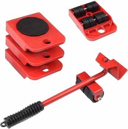 NIWRT Furniture Lifter with 4 Sliders, 360 Degree Rotatable Pads_141 Appliance Furniture Caster