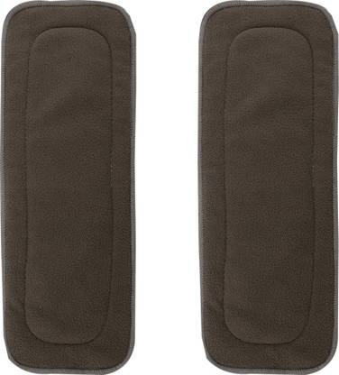 irshya 5 Layers Bamboo Charcoal Inserts Liners Natures Cloth Diaper Liner, Wetfree Reusable Washable Cotton Diaper Nappy Inserts for Baby Cloth Diapers (PACK OF 2)