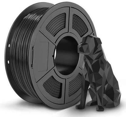 TronHoo PLA 3D  1.75mm, Dimensional Accuracy + / – 0.02 mm without any exaggeration, 1KG (2.2 LBS) Spool 3D Printing Filament for 3D Printers & 3D Pen, Black Printer Filament