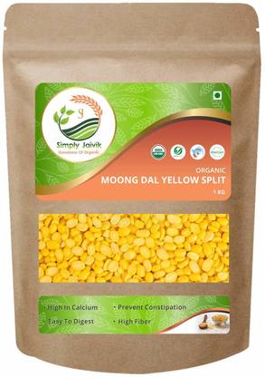 Simply Jaivik Organic Moong Dal (Split)