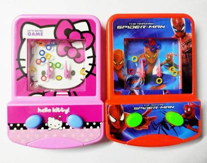 BBS DEAL Spiderman Ring Target Handheld Game, Best for Kids, Hand to Eye Coordination,