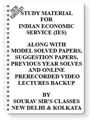 Study Material On Indian Economic Service (Ies) (Pack Of 8 Books) With Model Question Papers + Topicwise Analysis + Mcq Questions+ Special Practice Set