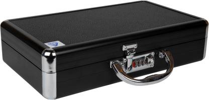 ajor Aluminium Hard Gun Case Medium with Standard Foam Rifle Medium Case Hard Pistol Case Black Tool Box