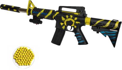इंडस्बे Army M4 Toy Gun for Boys ,M4-1 M416 AWM 24 Inches Long Police Style Sniper Toy Gun with Laser Light and 100 BB Plastic Bullets