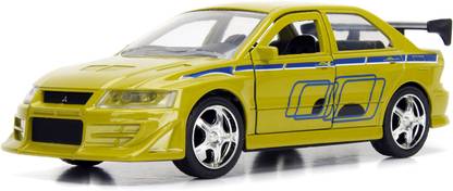 Jada Fast and Furious 1:32 Scale 2002 Mitsubishi Lancer EVO VI Diecast Car Toys for Kids Age 8 Years+