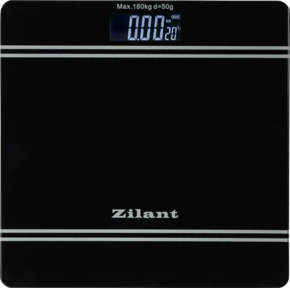 Zilant 6 mm Automatic Personal Digital Weight Machine With Large LCD Display and 4 Sensor Technology For Accurate Weight Measurement (Black, PWS-005) Weighing Scale