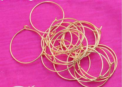AlevanArt Gold Round Loop Ring for jewellery making