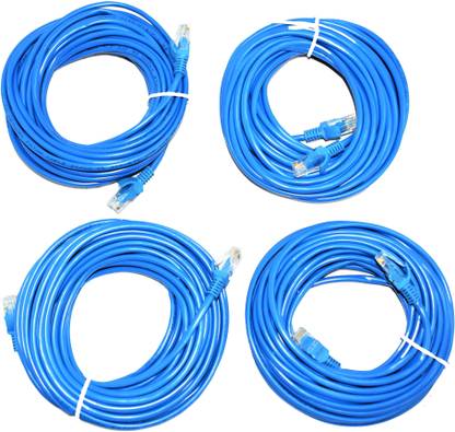 NP Tech Patch Cable 10 m HQ 10 MTR LAN CABLE, PATCH CABLE CAT 5 E