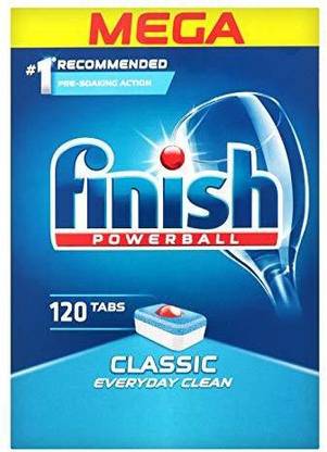 Finish Powerball Mega Classic everyday clean 120tabs Dishwashing Detergent