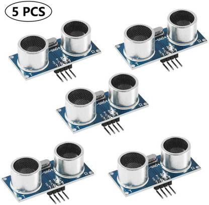 DS Robotics HC-SR04 Ultrasonic Sensor Distance Module for Arduino UNO MEGA2560 Nano Robot XBee ZigBee (Pack of 5 ) FM Transmitter Electronic Hobby Kit