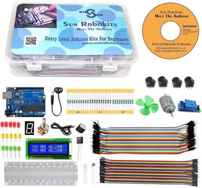 SunRobotics Meet The Arduino - Entry Level Arduino Kits For Beginners (Including Tutorials & Educational Electronic Hobby Kit