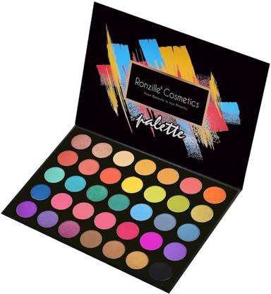RONZILLE 35 colors professional eyeshadow Palette - 105 gm 105 g