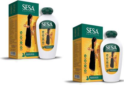SESA AYURVEDIC REDUCES HAIR FALL & SUPPORTS HAIR GROWTH HAIR OIL EACH 200 ML Hair Oil