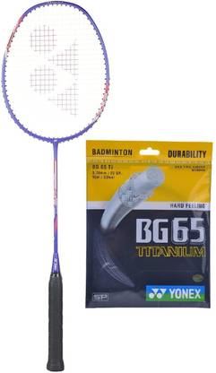 YONEX Voltric Lite 25i With BG 65 Titanium String Badminton Kit