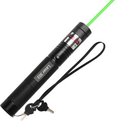 loretto ® Working Time Over 8000 Hours Military Burning Green Laser Pointer 650nm, Working Time Over 8000 Hours Rechargeable Green Laser-303 Pointer Party Pen Disco Light 5 Mile + Battery (650 nm, Green)