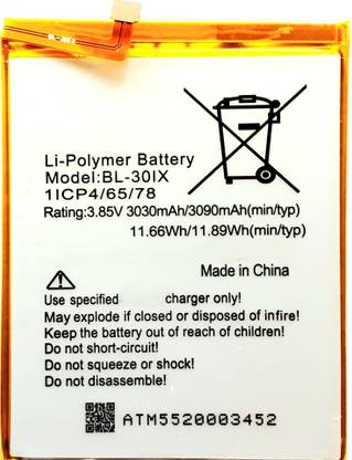 Full Mah Mobile Battery For  Infinix Zero 3 X552 BL-30IX