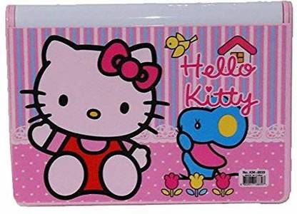 V&G TRADERS HELLO KITTY BOOK SHELF Art Plastic Pencil Box