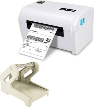 Spata 4 Inch Direct Thermal Label Printer Compatible With Mac & Windows High-Speed 160mm/s Shipping Label Printer With Roll Stand, No Need Any Ink Cartridge Single Function Monochrome Label Printer