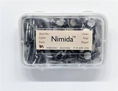 Nimida Bifurcated (Split) Rivets 1/2", 3/4" & 1" - 100 Pcs Each Total 300 Pcs Rivet