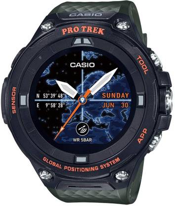 lazzy in hub Tempered Glass Guard for Casio Smart Watch WSD-F20A