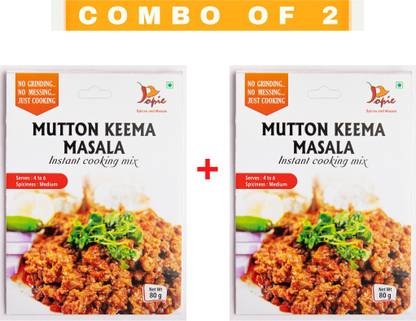 Popie MUTTON KEEMA MASALA, Ready to Cook - Pack of 2