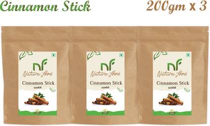 Nature food Good Quality Cinnamon Sticks / Dalchini - 600gm (200gmx3)