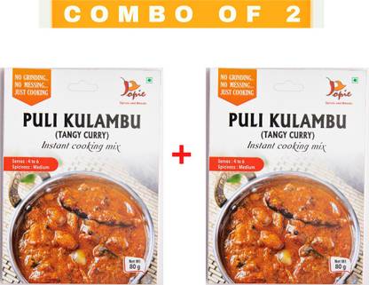 Popie PULI KULAMBU (TANGY GRAVY), Ready to Cook - Pack of 2