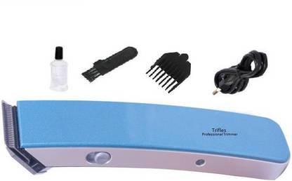 UZAN� Perfect Maxel Lite Blue Rechargable Professional Best Beard Trimmer 45 min  Runtime 4 Length Settings